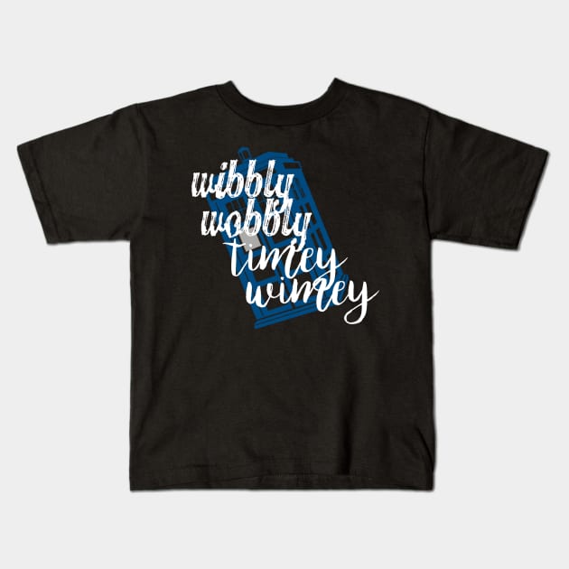 Timey wimey Kids T-Shirt by Thirrin